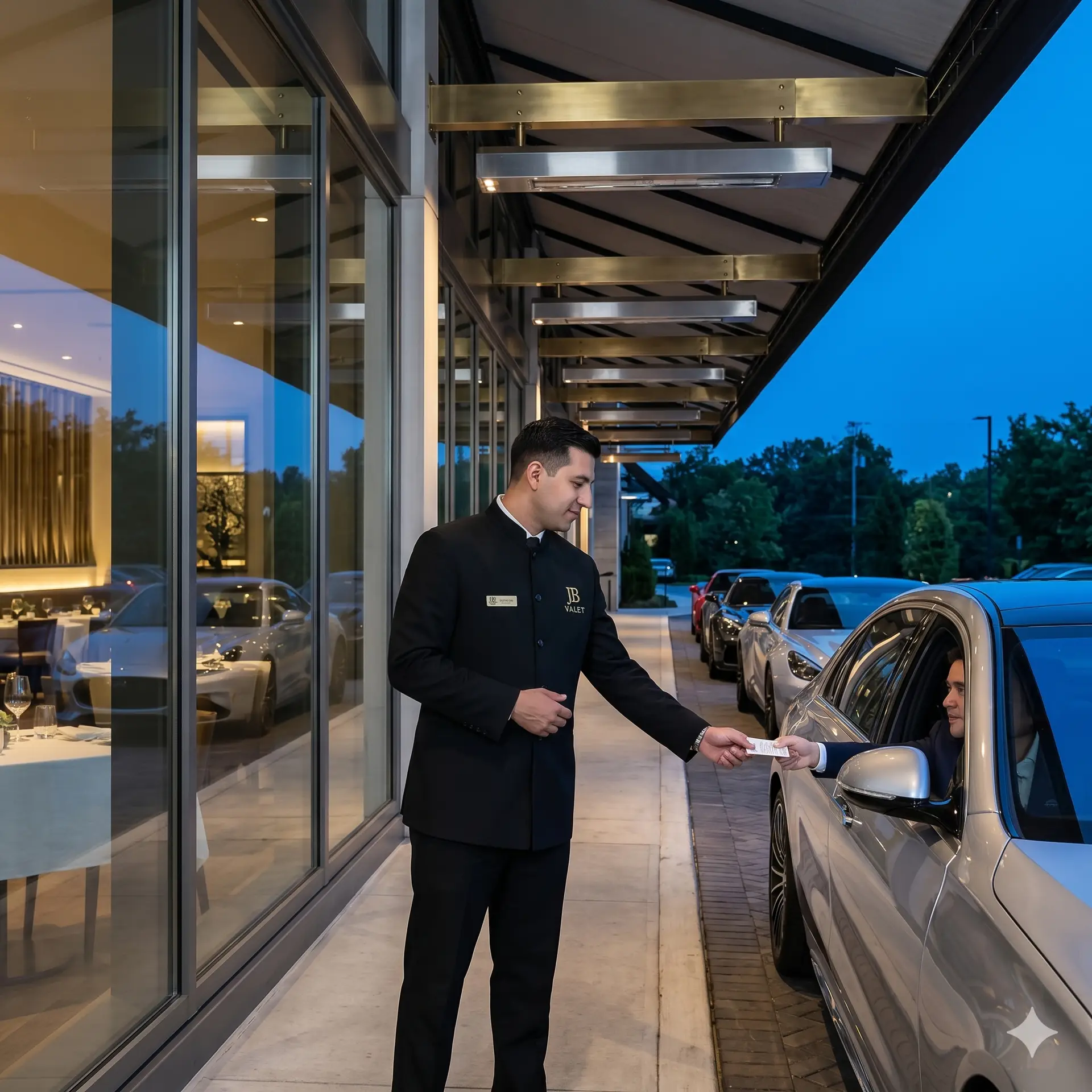 restaurant valet parking